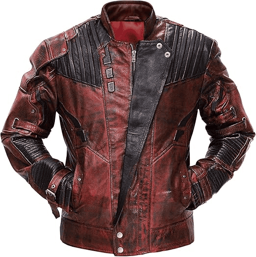 Guardian of Galaxy Star Lord Cosplay Leather Jacket for Men