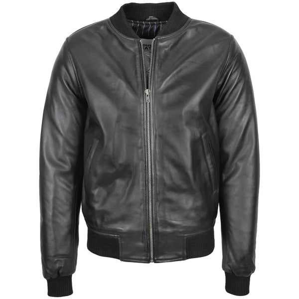 Jameson MA-1 Black Bomber Jacket For Men