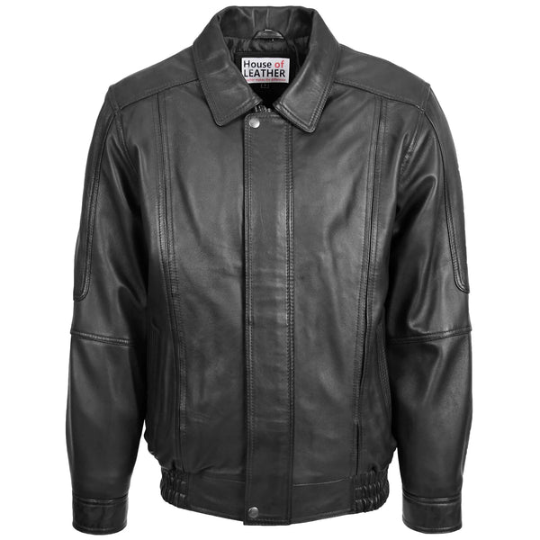 A2 Military Aviator Black Bomber Jacket for Men