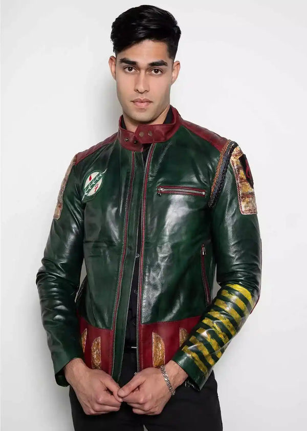 Warriors of Mandalore Star Wars Cosplay Leather Jacket for Men