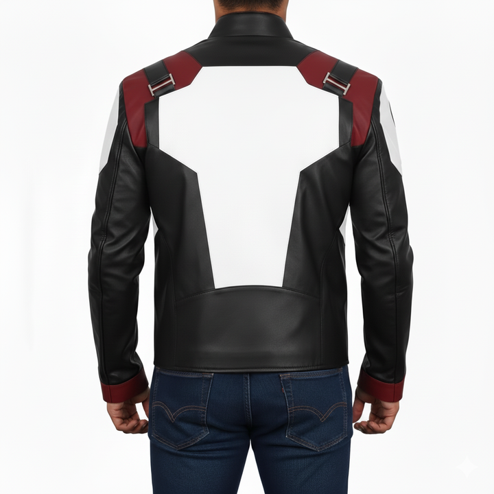 Captain America Quantum Cosplay Leather Jacket

