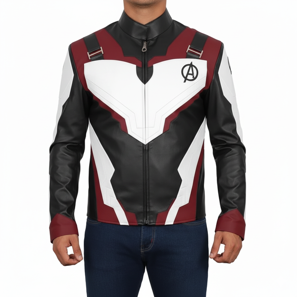 Captain America Quantum Cosplay Leather Jacket