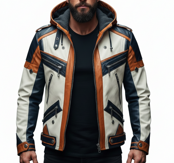 Galaxy Racer Cosplay Leather Jacket for Men