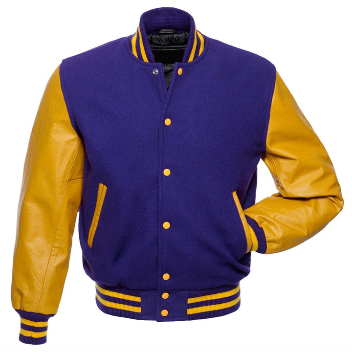  Blue Varsity Bomber Jacket