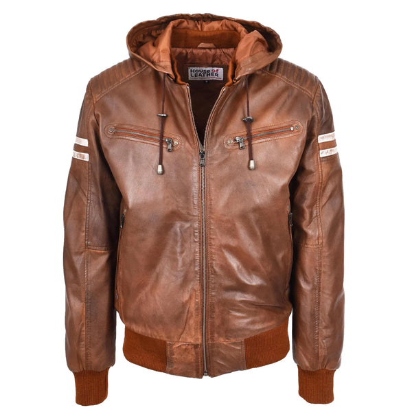 a2 Military Aviator Cowhide Brown Bomber Jacket for Men