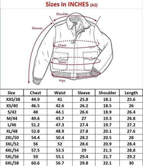 RAF Aviator WWII Military Style A2 Waxed Brown Genuine Lambskin Leather Bomber Jacket for Men in Brown Colour - MNCLeather